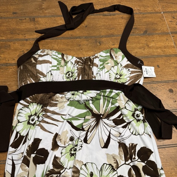 Charlotte Russe Womens Floral‎ Maxi Sundress Size large NWT - Picture 2 of 5